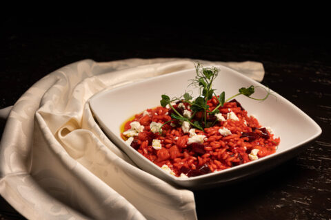 Poză cu Risotto cu sfeclă roşie
