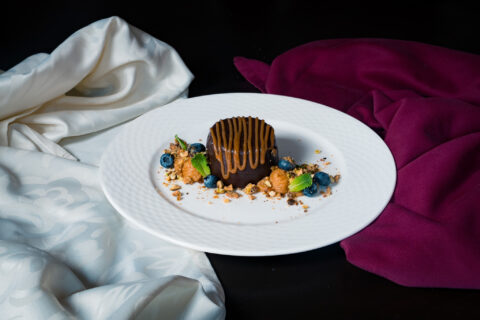 Poză cu Cheesecake cu ciocolată neagră
