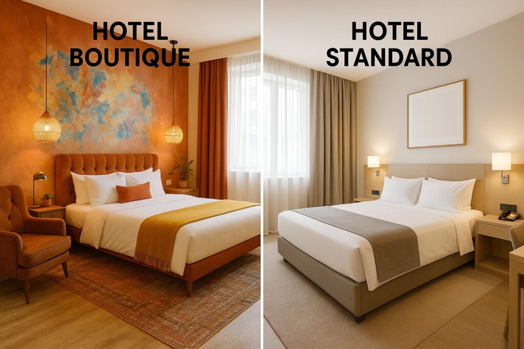Boutique Hotel vs Standard Hotel: Differences